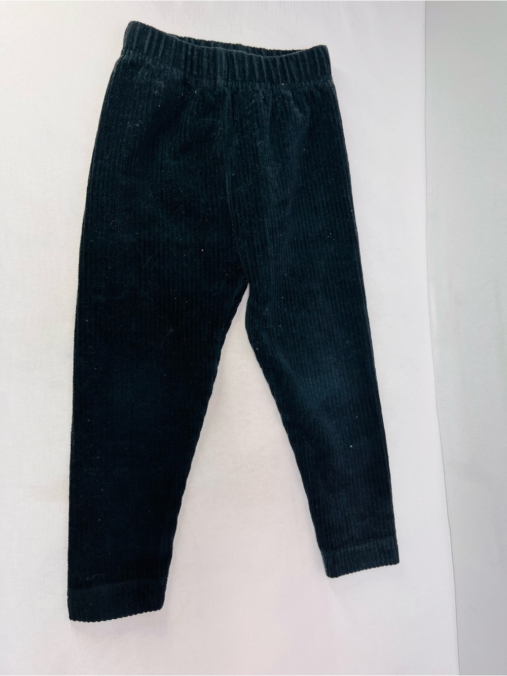 Kids Black velour Elastic Waist‎ Pants
